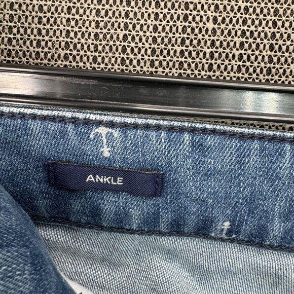 Talbots Simply Flattering Collection Ankle Jeans With Anchor Print - 2P - Picture 4 of 13